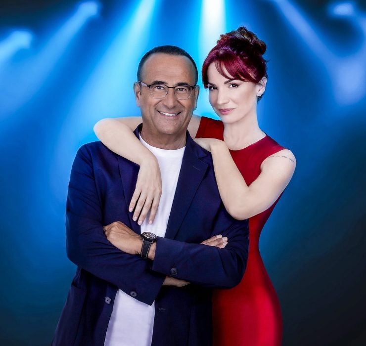 Carlo Conti e Andrea Delogu