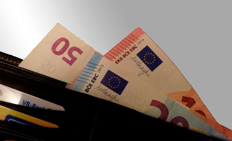 Euro portafogli