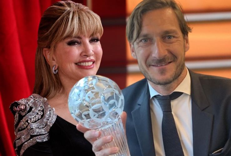 Milly Carlucci e Francesco Totti