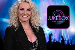 Antonella Clerici e logo Jukebox