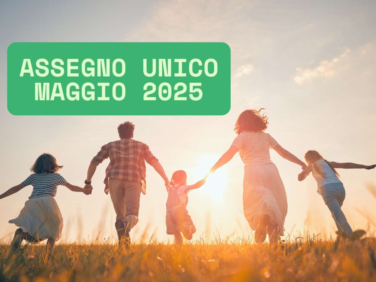 Famiglia con figli scritta Assegno Unico maggio 2025