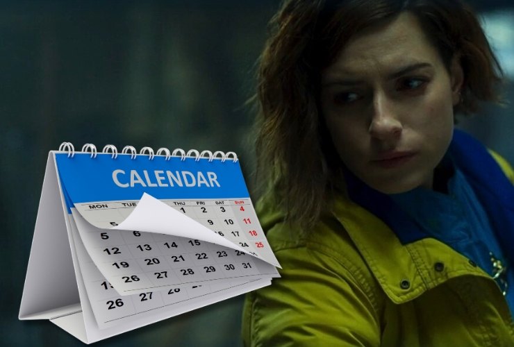 Personaggio Blanca e calendario