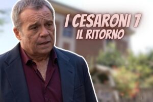 Claudio Amendola e scritta I Cesaroni 7 Il Ritorno