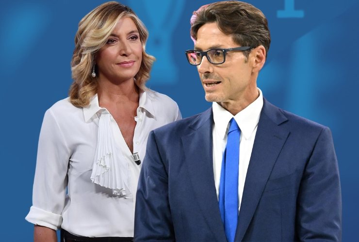 Myrta Merlino e Pier Silvio Berlusconi