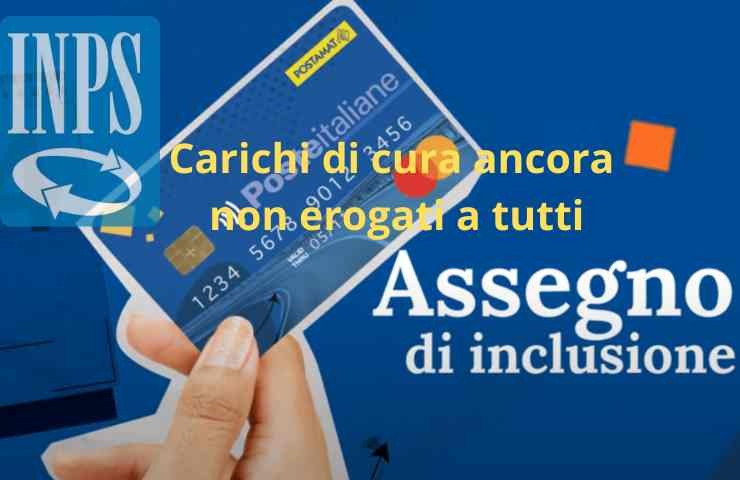 Carta inclusione e logo INPS