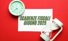Clessidra orologio scritta scadenze fiscali giugno 2025