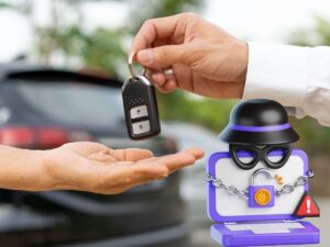 Consegna chiavi auto