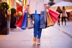 donna dopo shopping