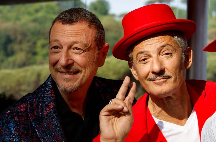 Amadeus insieme a Fiorello