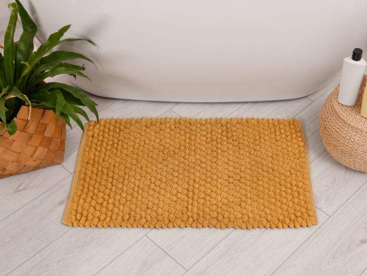 primo piano di un tappetino da bagno