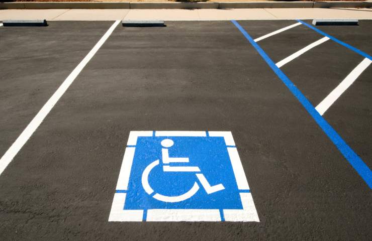 posto auto riservato ai disabili