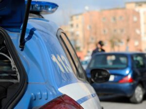 posto di blocco polizia