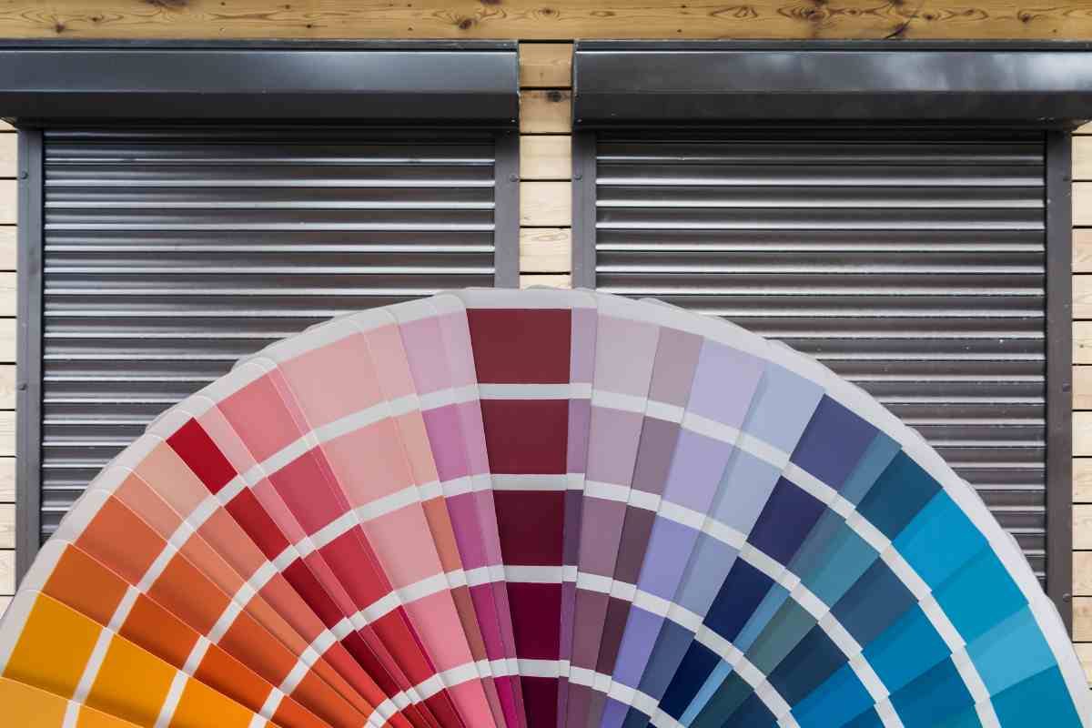 Tapparelle e palette colori