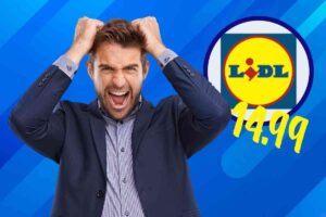 Uomo contento e LIDL