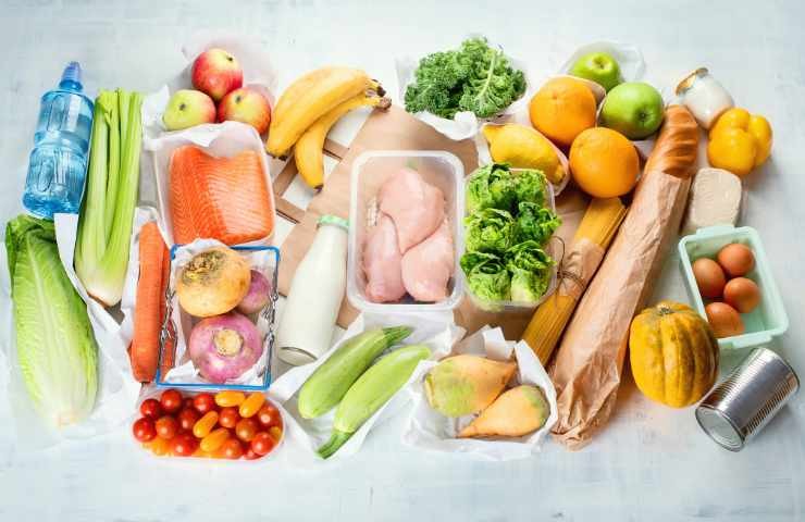 Diversi alimenti
