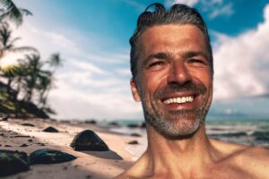 Luca Argentero al mare