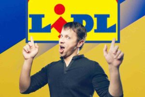 Uomo stupito e LIDL