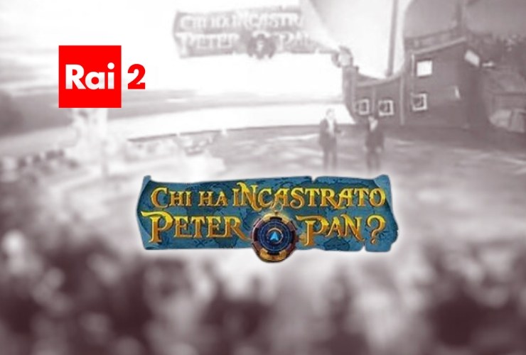 Studio tv, loghi Chi Ha Incastrato Peter Pan e Rai2