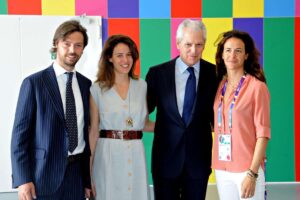 Marco Tronchetti Provera insieme ai figli