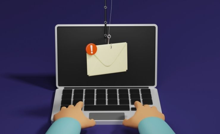 Grafica email truffa amo