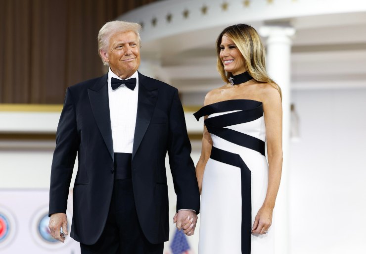 Trump e Melania vestiti eleganti
