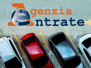 macchine parcheggiate e agenzia delle entrate
