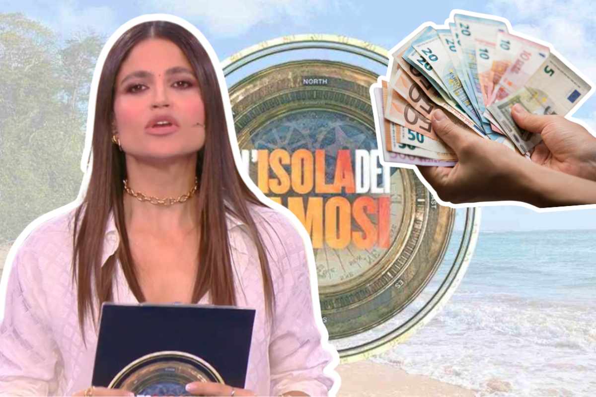 veronica gentili sfondo logo isola e mani con banconote