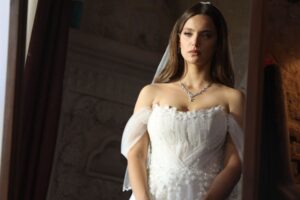 sevilay vestita da sposa ne la notte nel cuore