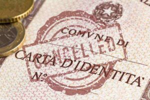 Carta d'identità cartacea