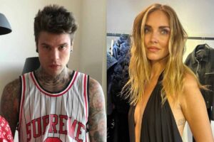 Fedez e Chiara Ferragni, selfie con espressione seria