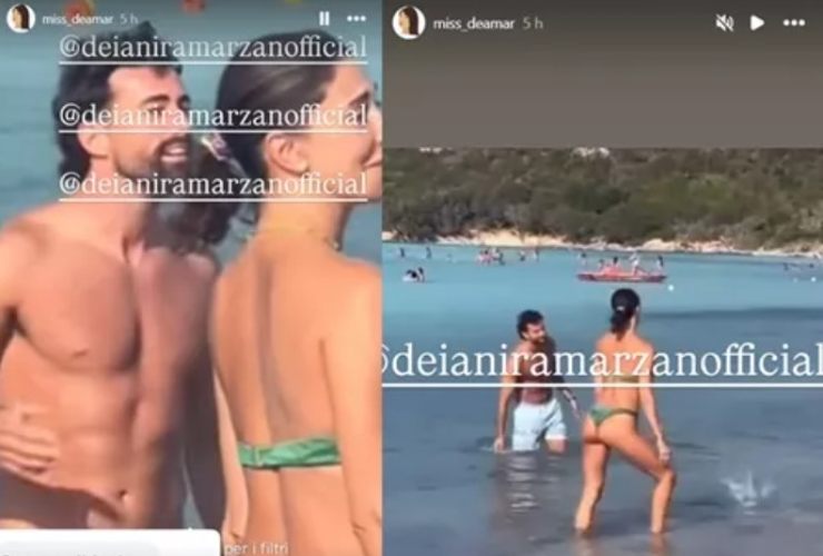 belen e andrea foriglio al mare 