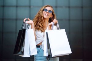 donna shopping compulsivo