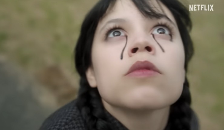 Jenna Ortega nei panni di Mercoledì