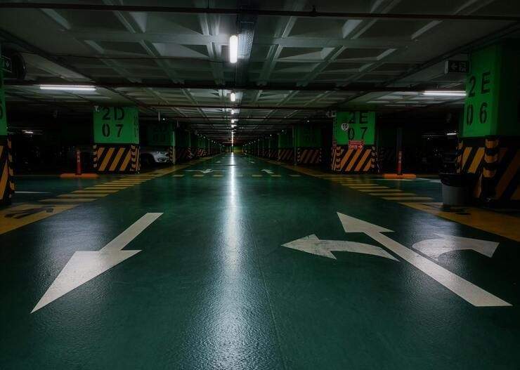 Ingresso di un parcheggio sotterraneo