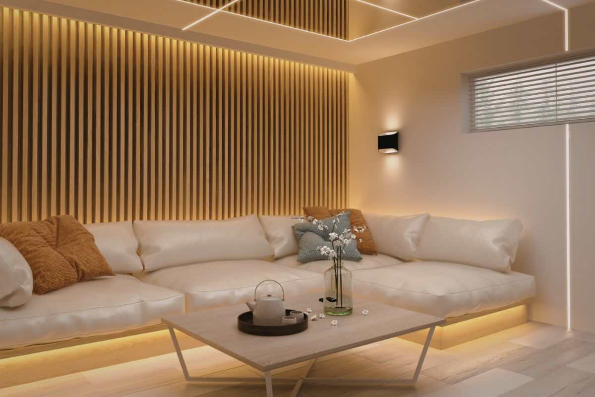 Illuminazione soggiorno, i segreti dell’architetto per pareti da sogno